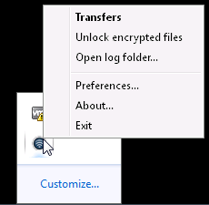 Open Aspera Cargo Downloader Preferences.