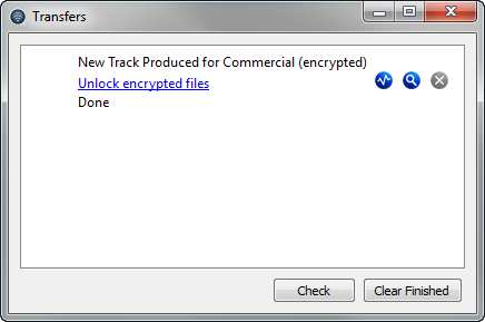 Unlock encrypted package link.