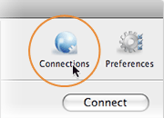 Bring up the Connection Manager.