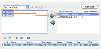 Upload files without browing.