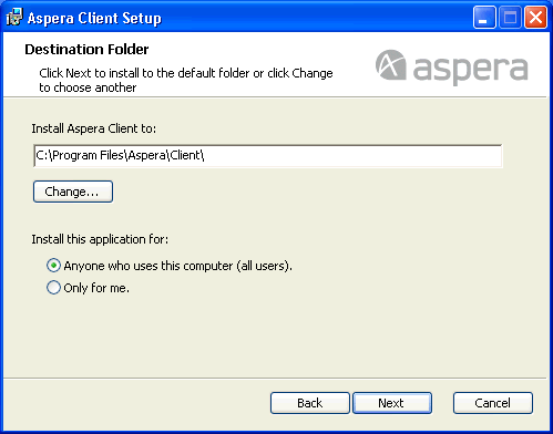 Custom setup type - select features