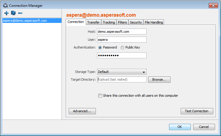 Adding the Demo Server.