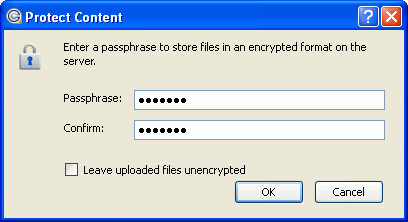 Enter the passphrase.