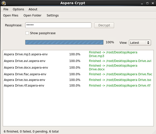 Crypt User Interface