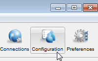 Open the Server Configuration window