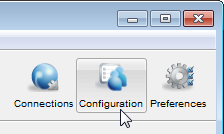 Open the Server Configuration window