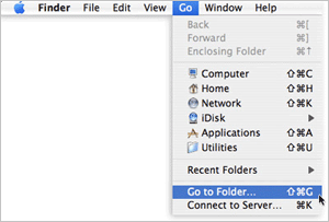 Go to folder.