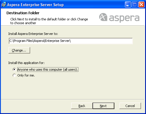 Custom setup type - select features