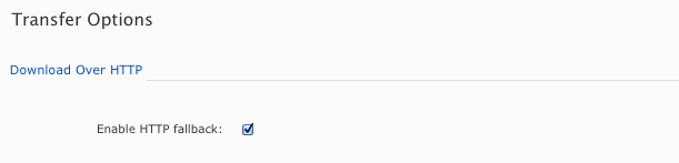 Enable HTTP Fallback in admin interface