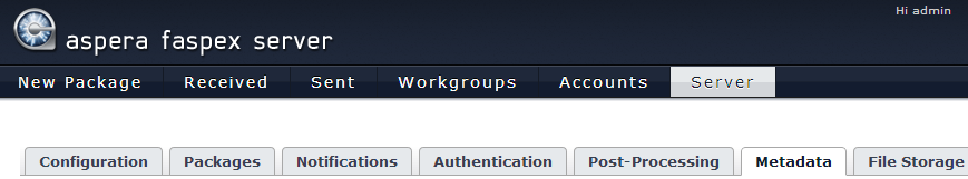 Configure metadata fields