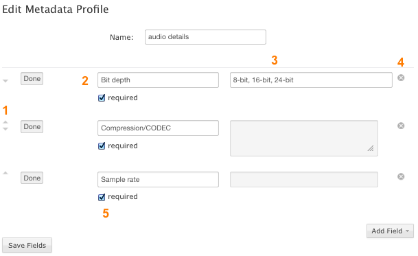 Edit send form metadata