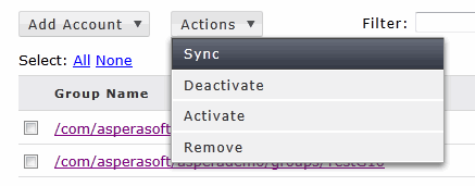 Manage Groups.