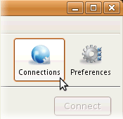 Bring up the Connection Manager.