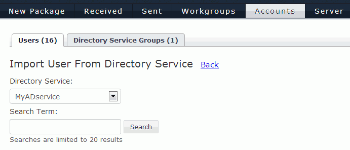 Authentication: Directory Service