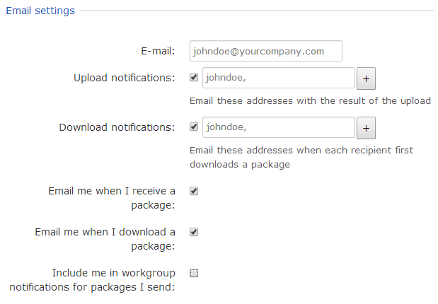Email Preferences