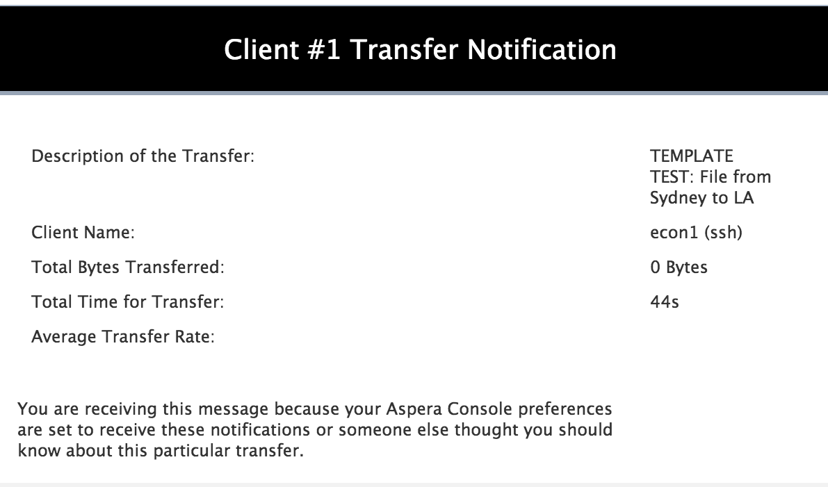 email template example creating a simple notification for a